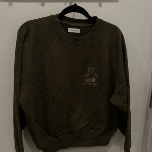 Anime Bing Los Angeles Sweatshirt - Olive Green - Medium